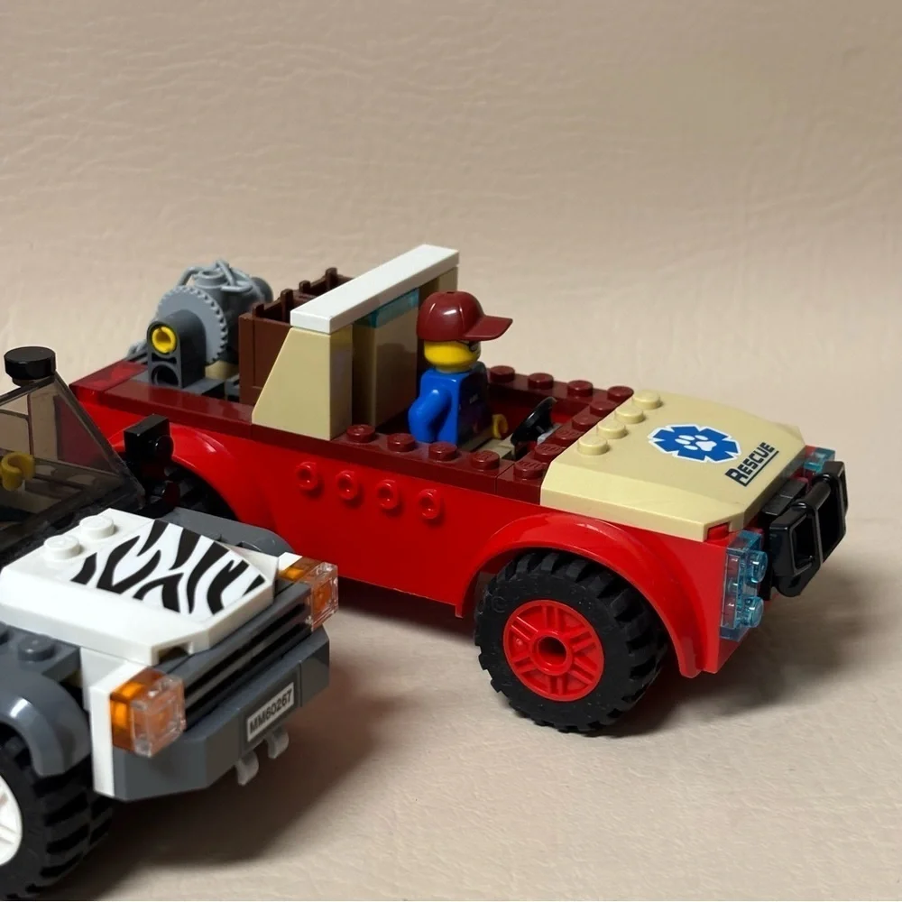 Lot of 3 Lego Vehicles with Figures